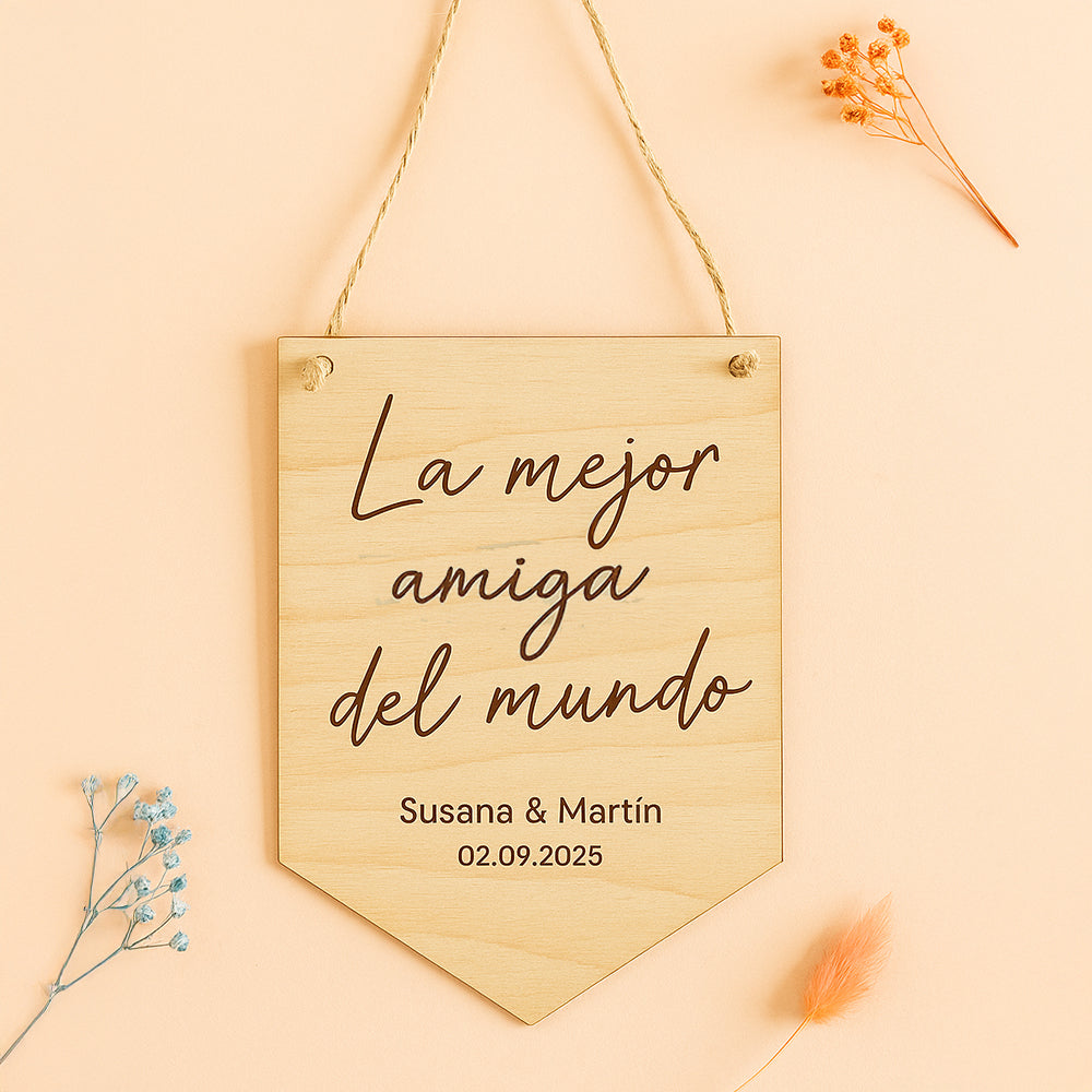Banderín regalo amiga