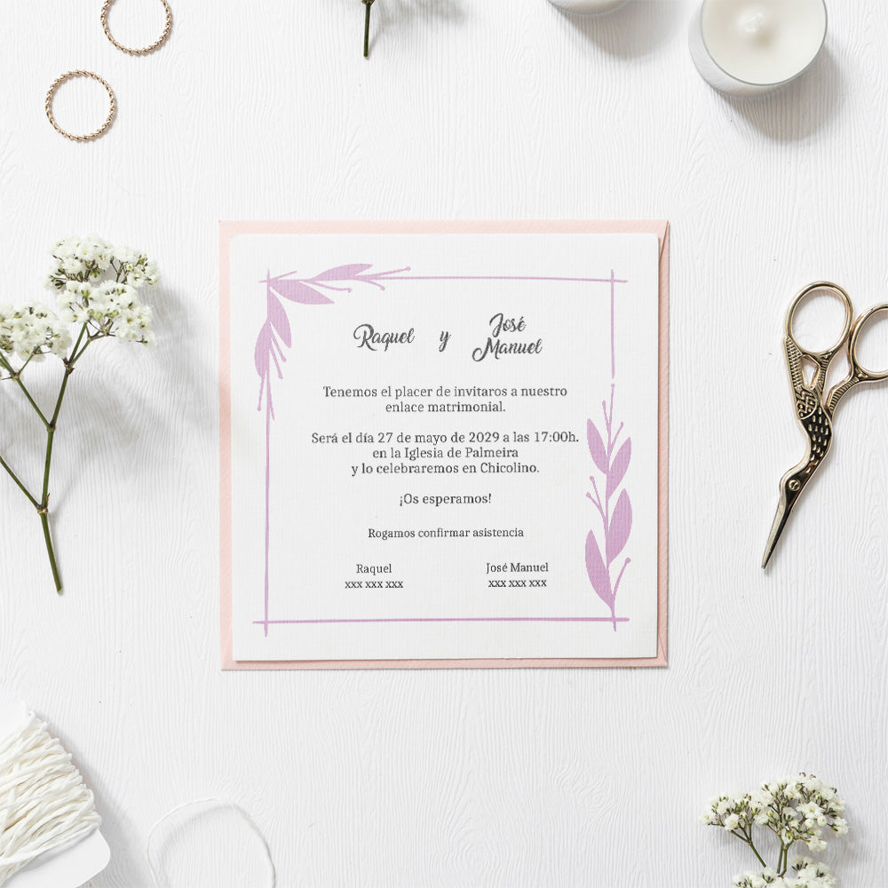 Invitación de Boda | Elegante