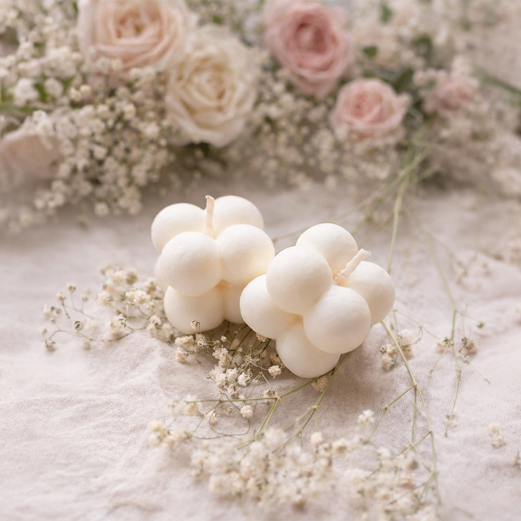 Vela bubble personalizada boda