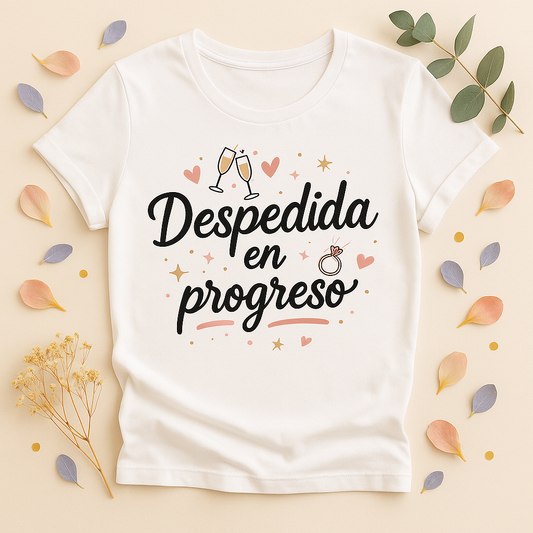Camiseta despedida de soltera | En progreso