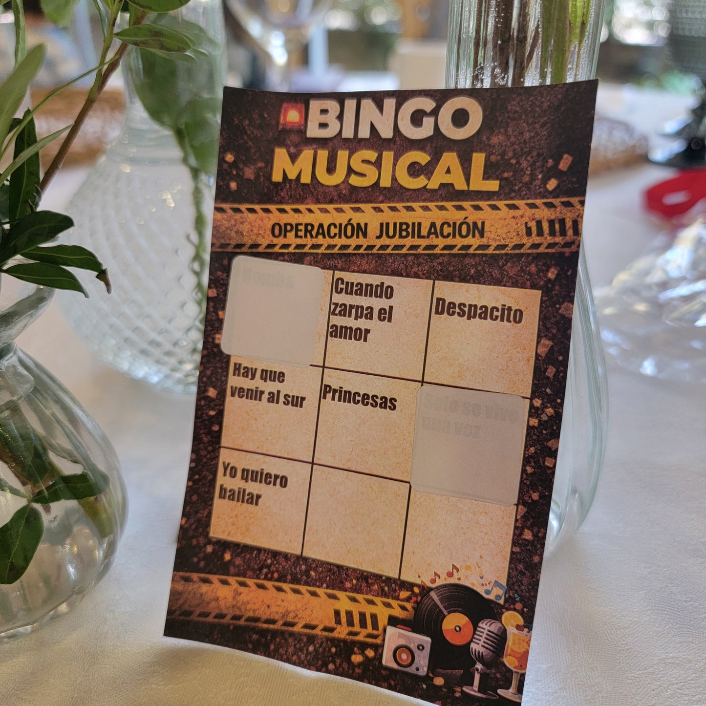 Bingo musical 100% personalizado