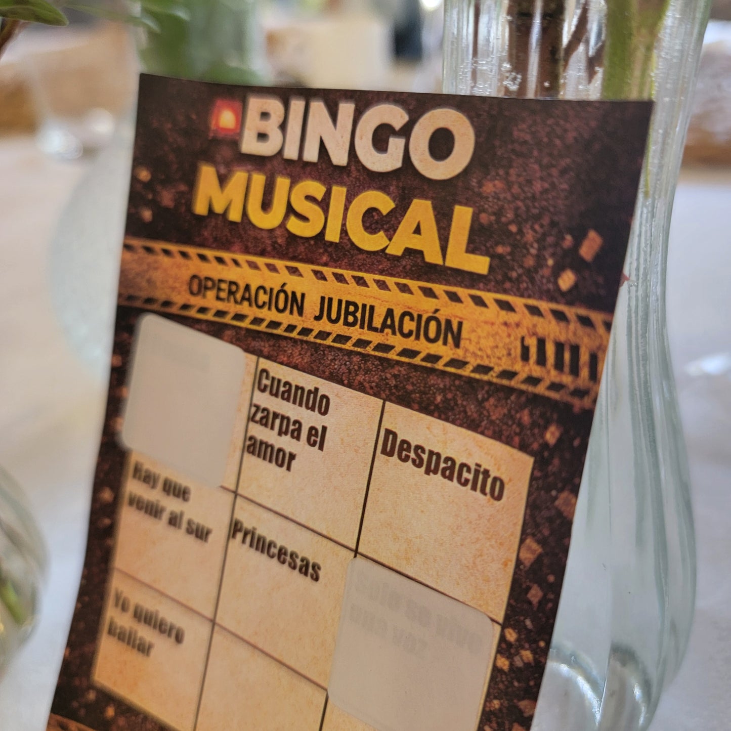 Bingo musical 100% personalizado