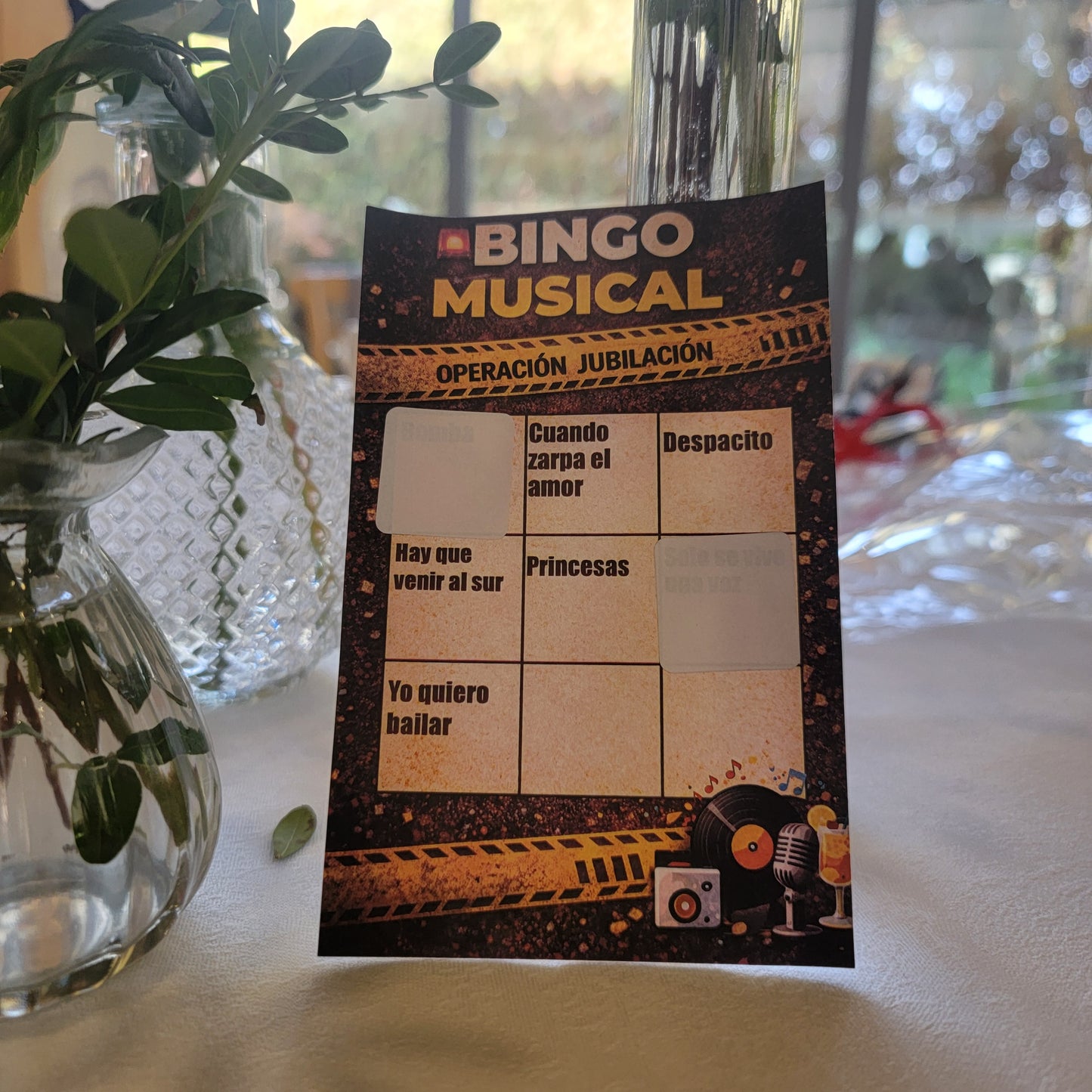 Bingo musical 100% personalizado