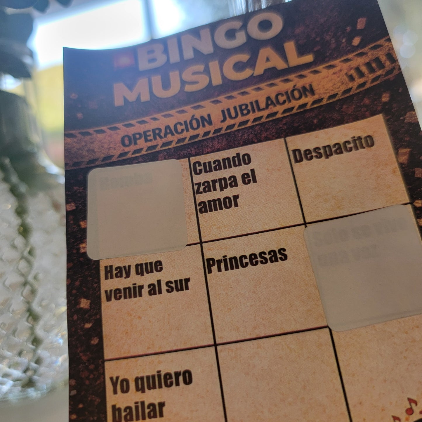 Bingo musical 100% personalizado