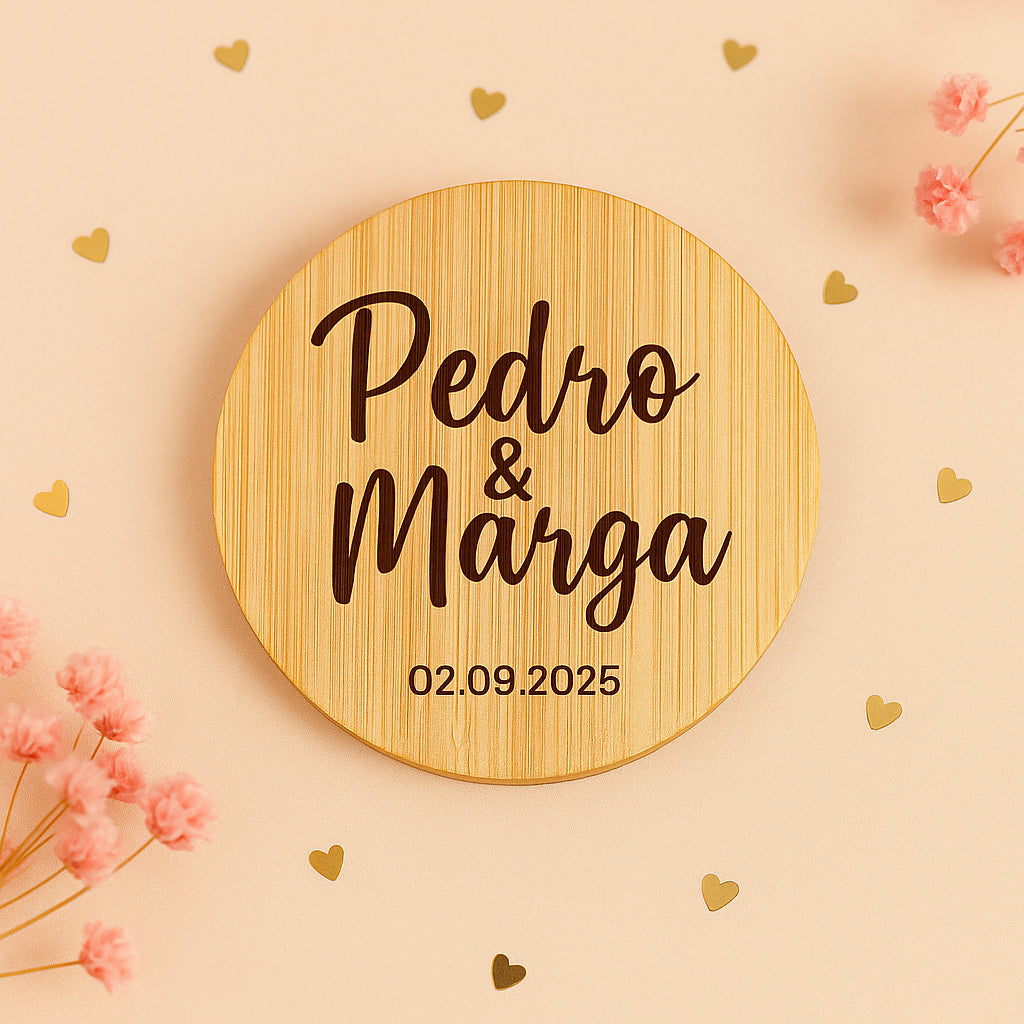 Abridor detalle boda