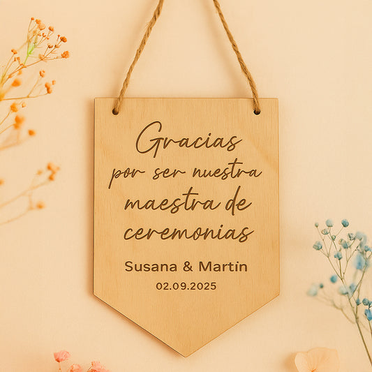 Banderín para Maestros de Ceremonia