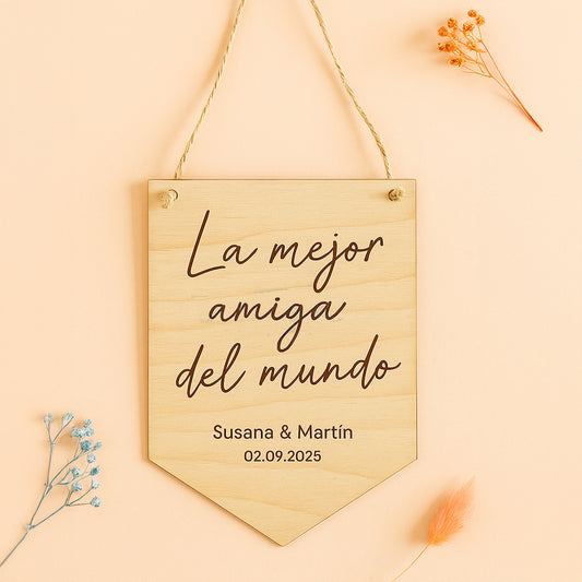 Banderín regalo amiga