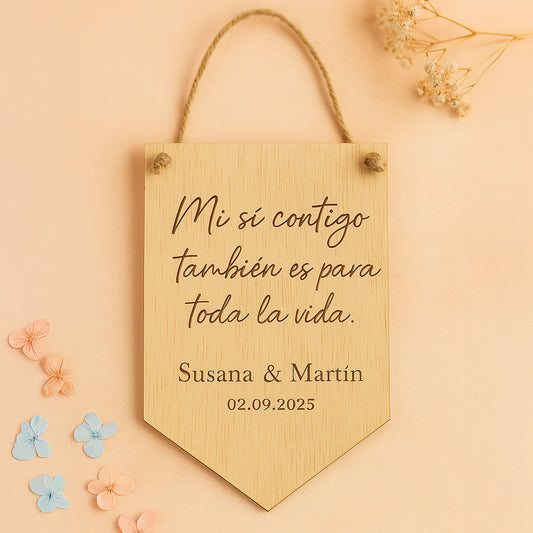Banderín regalos amistad