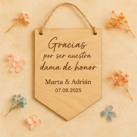 Banderín para Damas de Honor