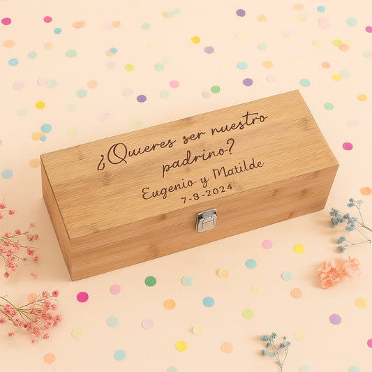 Caja de vino padrino