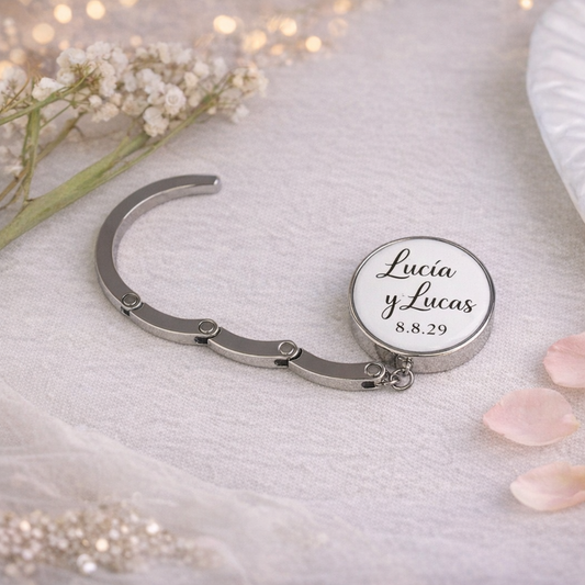 Colgador bolso detalle boda
