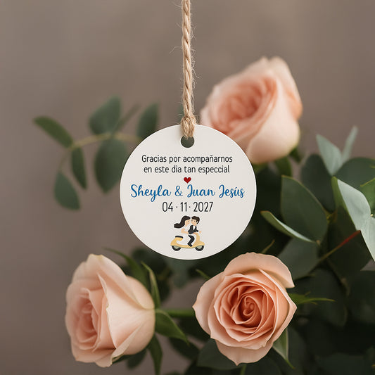 Etiqueta para Detalles de Boda | Motera