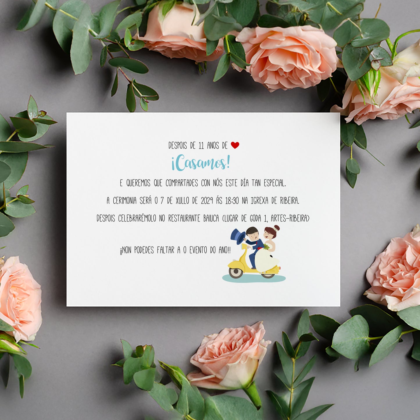 Invitación de Boda | Motera