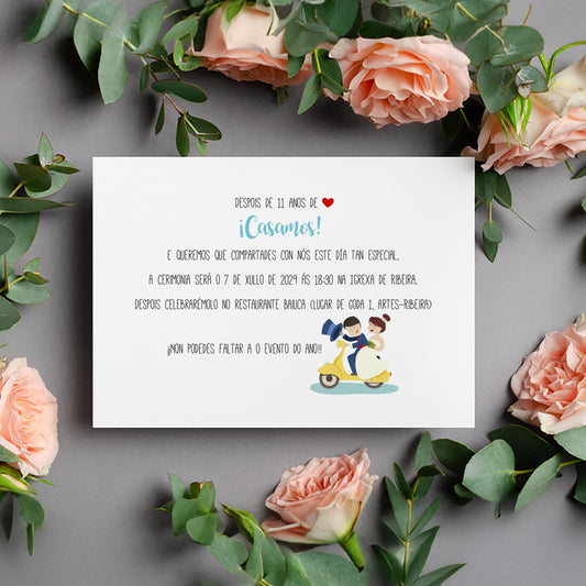 Invitación de Boda | Motera