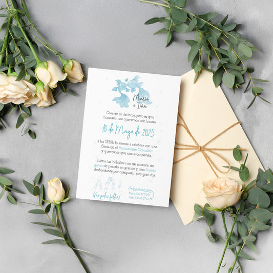 Invitación de Boda | Mar de Robalo