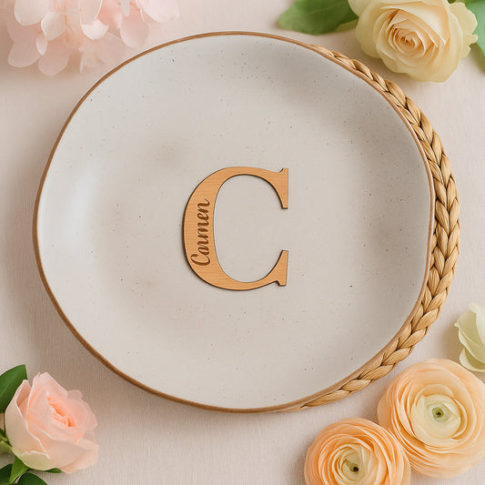 Marcasitios para Boda con letra