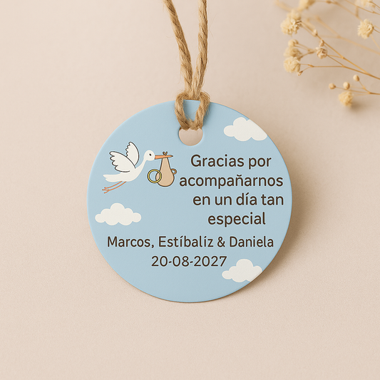 Tarjeta para detalles de Boda | Bautizo