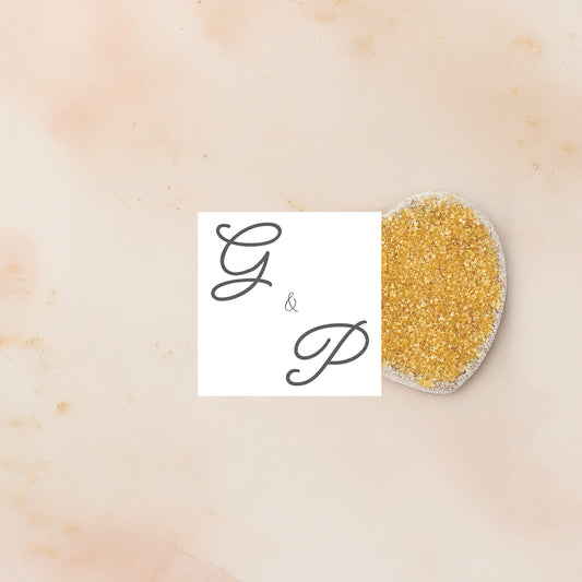 Etiqueta para detalles de Boda | Floral