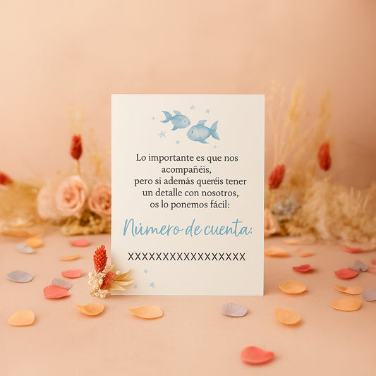 Tarjeta Número de cuenta | Mar de Robalo