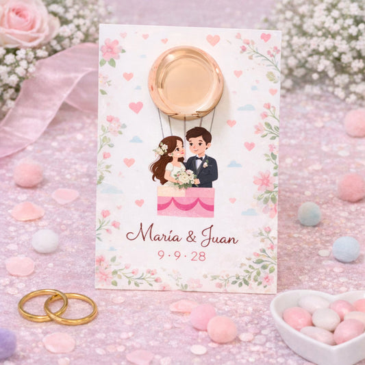 Bálsamo labial personalizado para boda