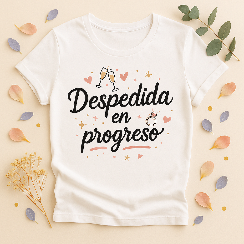 Camiseta despedida de soltera | En progreso