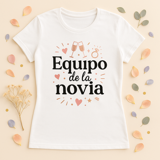 Camiseta despedida | Equipo de la Novia