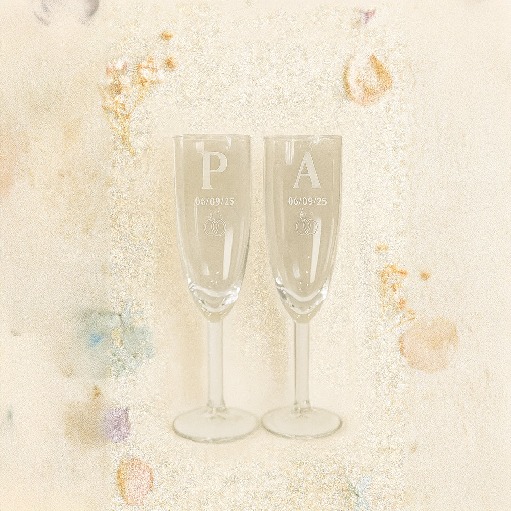 Copas brindis novios