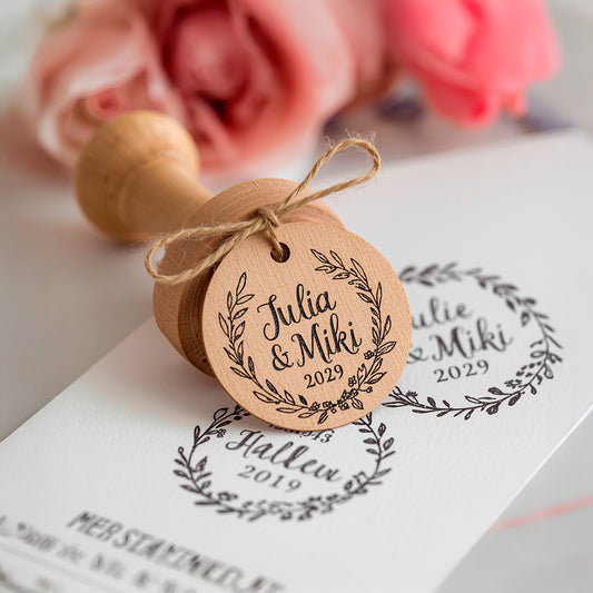 Sello de Madera manual Personalizado